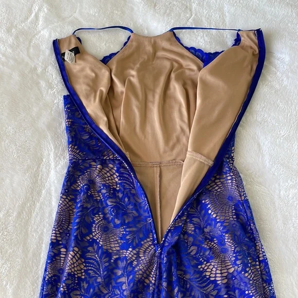 B.Darlin blue dress size 9/10 - Picture 6 of 9